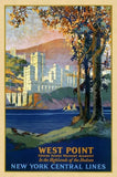 West Point New York Vintage Travel Unframed Print Wall Art - Homeroots