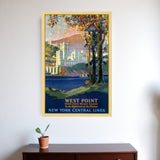 West Point New York Vintage Travel Unframed Print Wall Art - Homeroots
