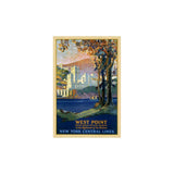 West Point New York Vintage Travel Unframed Print Wall Art - Homeroots - Flyclothing LLC