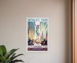 New York 1939 World's Fair Vintage Travel Unframed Print Wall Art - Homeroots - Flyclothing LLC