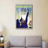 New York 1939 World's Fair Vintage Travel Unframed Print Wall Art - Homeroots - Flyclothing LLC