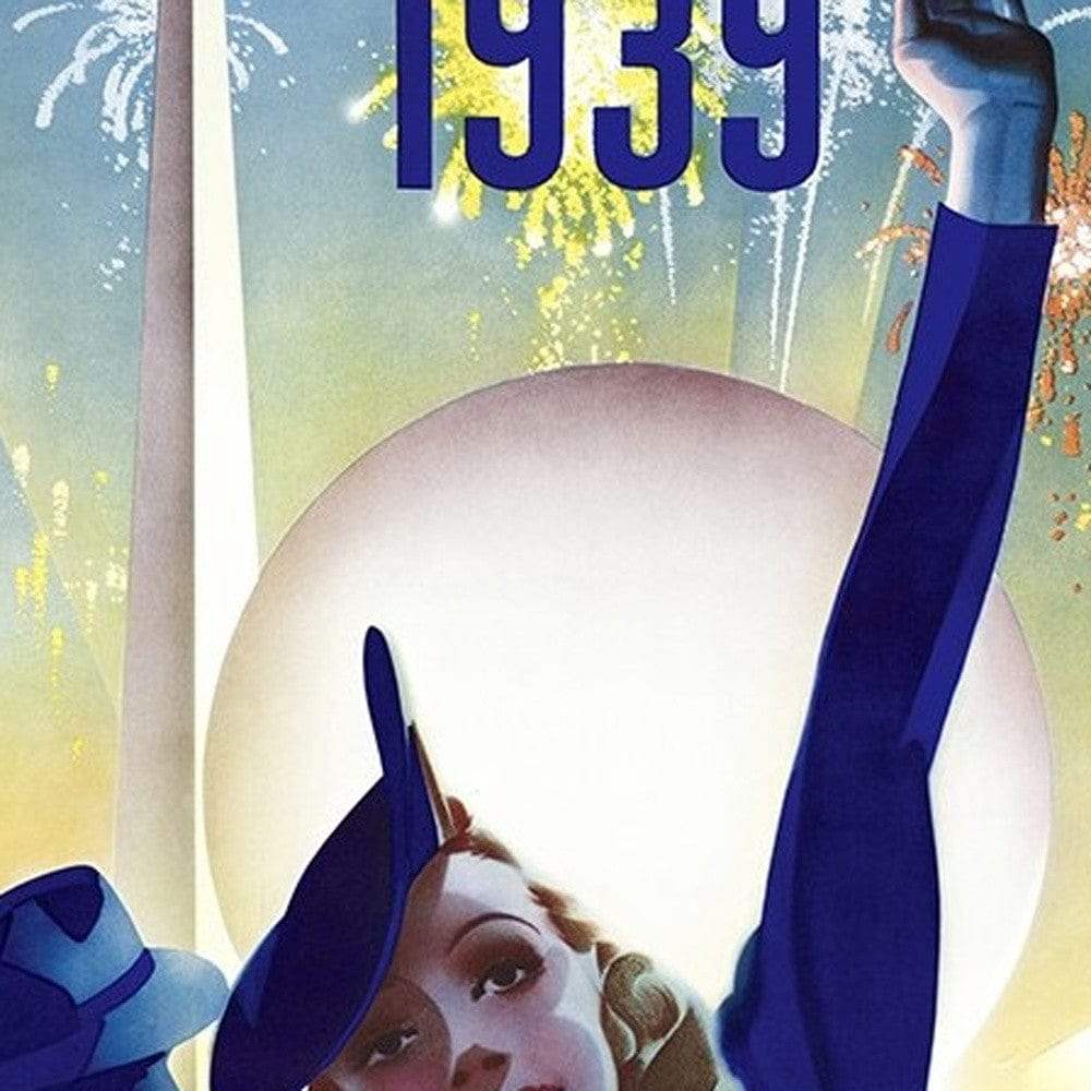 New York 1939 World's Fair Vintage Travel Unframed Print Wall Art - Homeroots - Flyclothing LLC