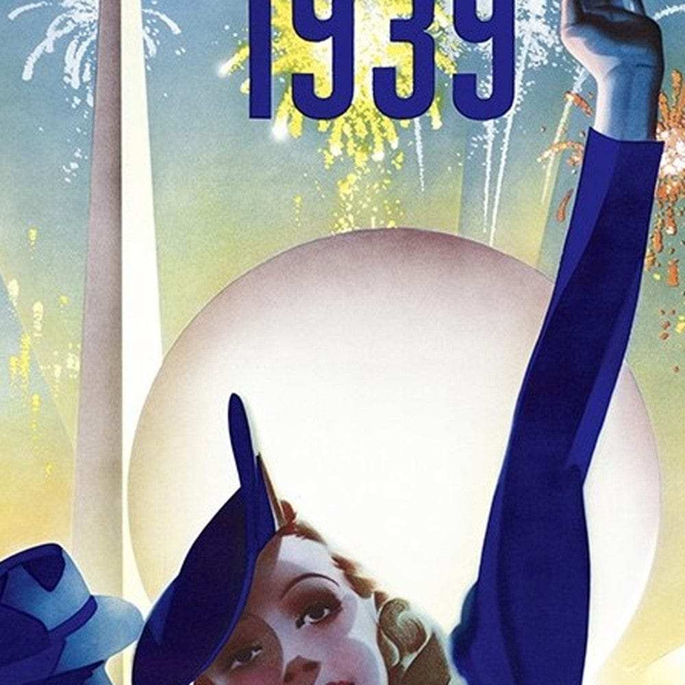 New York 1939 World's Fair Vintage Travel Unframed Print Wall Art - Homeroots - Flyclothing LLC