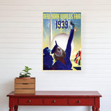New York 1939 World's Fair Vintage Travel Unframed Print Wall Art - Homeroots