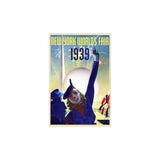 New York 1939 World's Fair Vintage Travel Unframed Print Wall Art - Homeroots