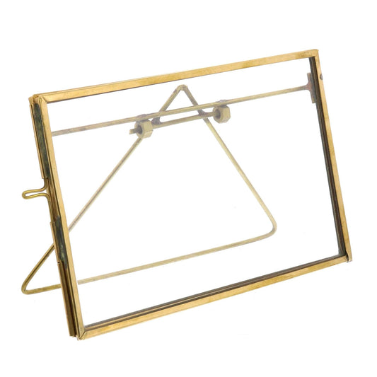 5" x 7" Gold Metal Tabletop Picture Frame - Homeroots