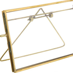 5" x 7" Gold Metal Tabletop Picture Frame - Homeroots