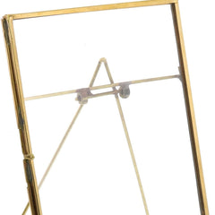 5" x 7" Gold Metal Tabletop Picture Frame - Homeroots