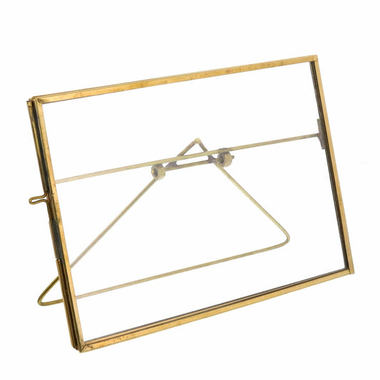 5" x 7" Gold Metal Tabletop Picture Frame - Homeroots