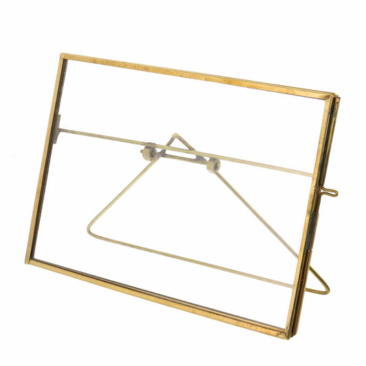 5" x 7" Gold Metal Tabletop Picture Frame - Homeroots