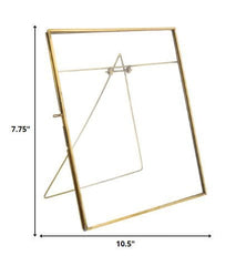 Multiple Sizes Gold Metal Tabletop Picture Frame - Homeroots