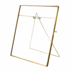Multiple Sizes Gold Metal Tabletop Picture Frame - Homeroots