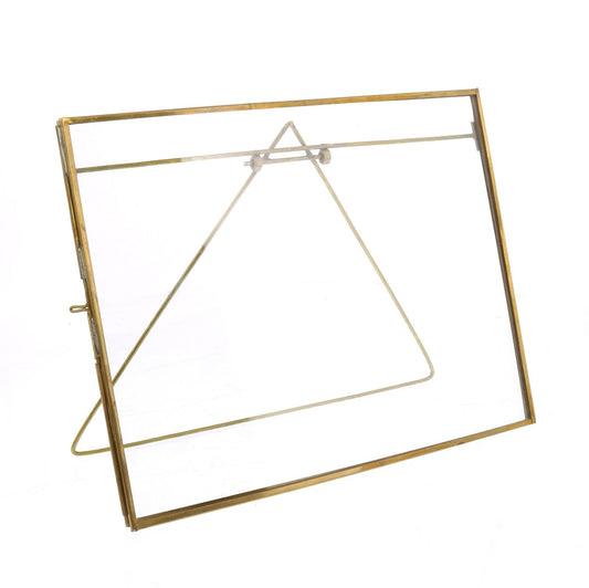 Multiple Sizes Gold Metal Tabletop Picture Frame - Homeroots