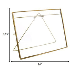 Multiple Sizes Gold Metal Tabletop Picture Frame - Homeroots