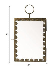 5x7 Gold Metal Embellished Frame - Homeroots