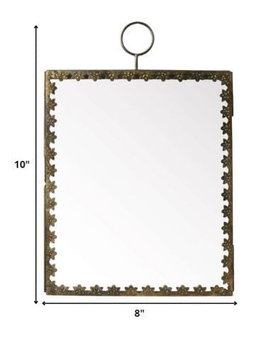8x10 Jumbo Gold Metal Embellished Frame - Homeroots