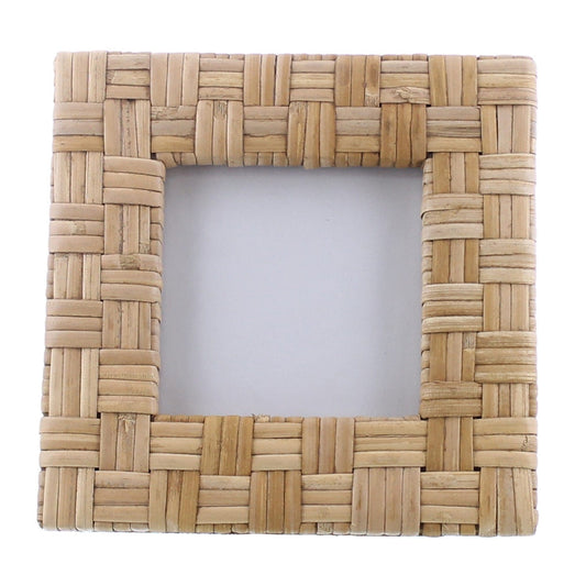 4x4 Woven Bamboo Square Frame - Homeroots