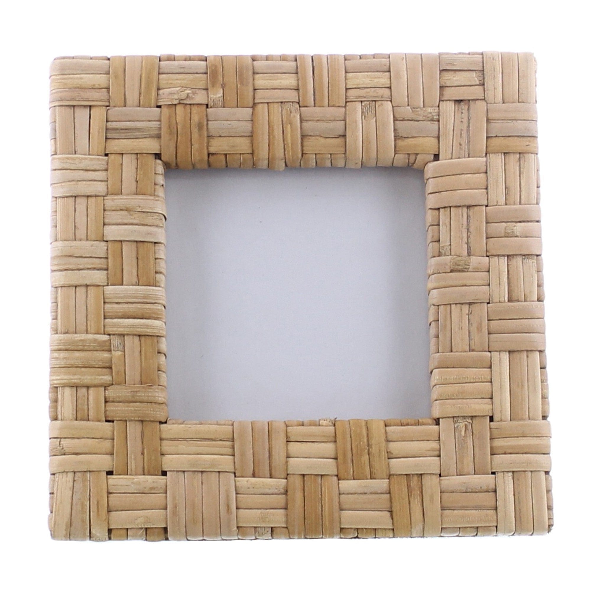 4x4 Woven Bamboo Square Frame - Homeroots