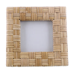 4x4 Woven Bamboo Square Frame - Homeroots