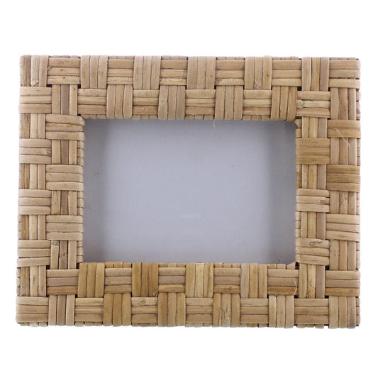 4x6 Woven Bamboo Rectangular Frame - Homeroots