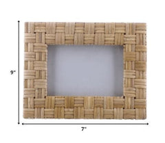 4x6 Woven Bamboo Rectangular Frame - Homeroots