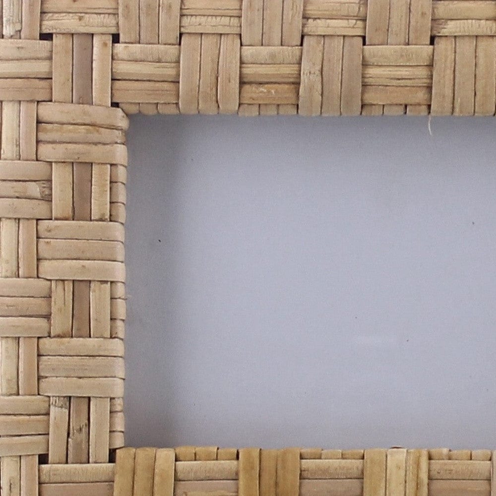 4x6 Woven Bamboo Rectangular Frame - Homeroots