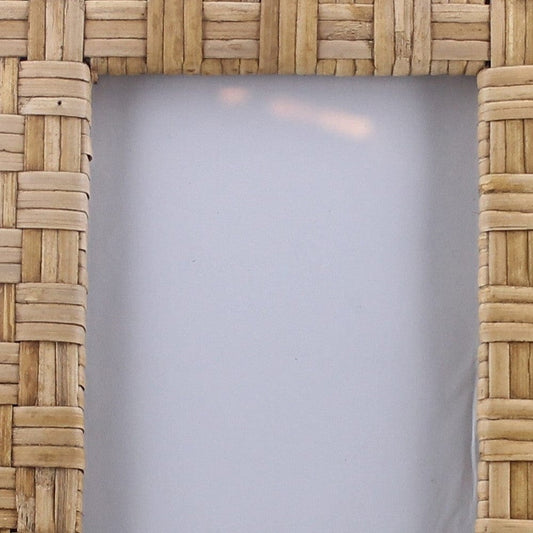 5x7 Woven Bamboo Vertical Frame - Homeroots