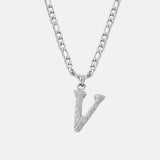 Titanium Steel Letter Pendant Necklace - Trendsi - Flyclothing LLC