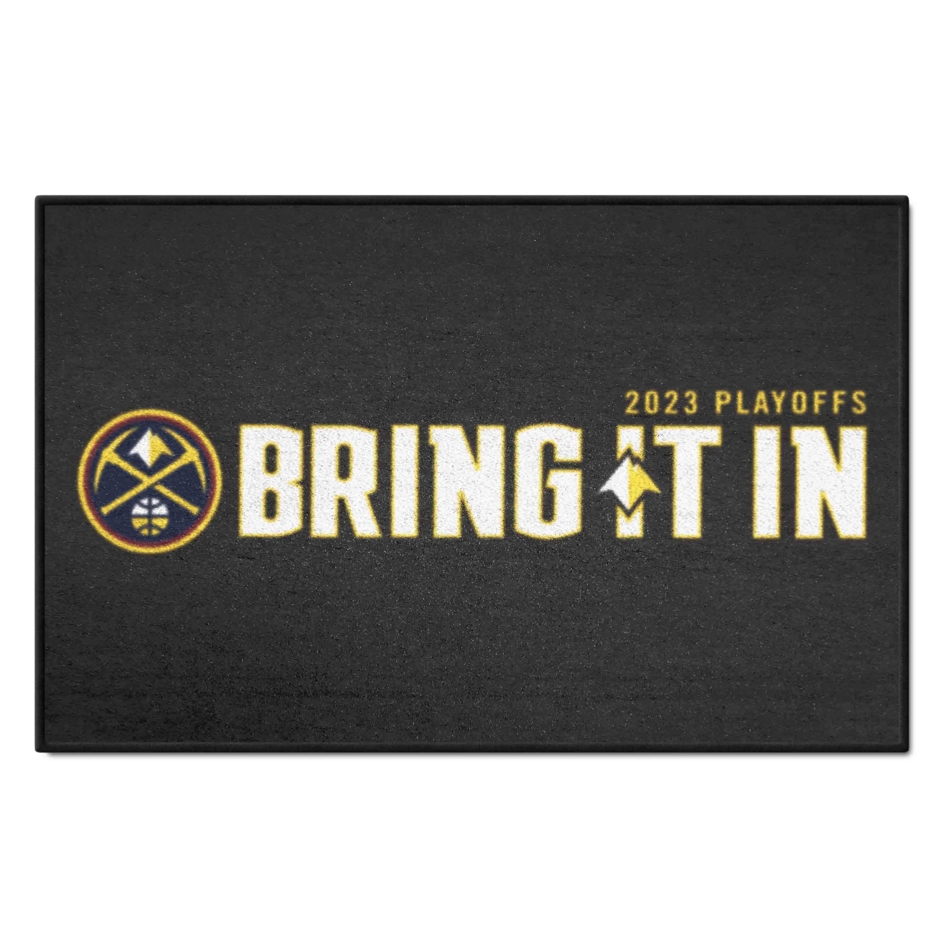 Denver Nuggets 2023 NBA Finals Champions Starter Mat Accent Rug - 19in. x 30in. - Denver Nuggets