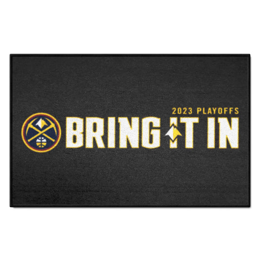 Denver Nuggets 2023 NBA Finals Champions Starter Mat Accent Rug - 19in. x 30in. - Denver Nuggets