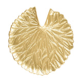 22" Gold Aluminum End Table - Homeroots - Flyclothing LLC