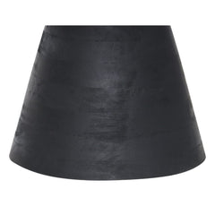 18" Black Solid Wood Round End Table - Homeroots