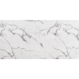 71" White And Gold Faux Marble And Steel Sled Base Dining Table - Homeroots - Flyclothing LLC