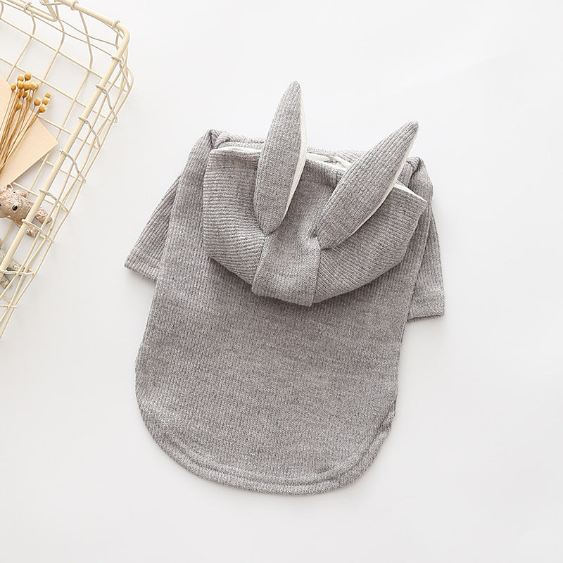 Small dog knitted sweater rabbit ears costume - My Store - Flyclothing LLC