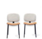 Set Of 2 Black King Louis Back Dining Chairs - Homeroots