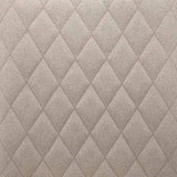 Set of Two Beige And Black Upholstered Fabric Dining Side Chairs - Homeroots - Flyclothing LLC