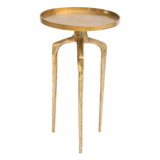 Set Of Two 13" Gold Nested Tables - Homeroots - Flyclothing LLC