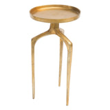 Set Of Two 13" Gold Nested Tables - Homeroots - Flyclothing LLC