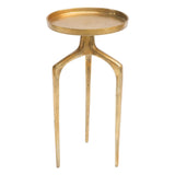 Set Of Two 13" Gold Nested Tables - Homeroots - Flyclothing LLC