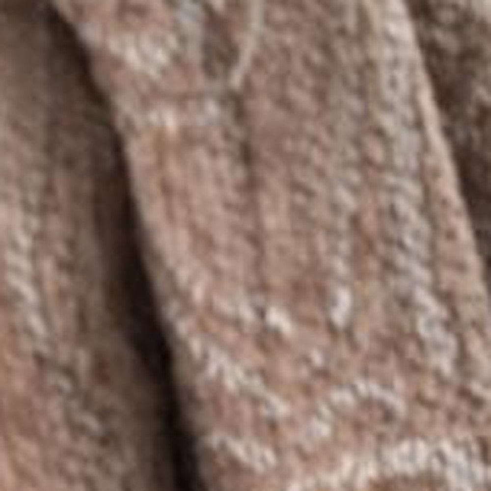 15' Runner Gray and Ivory Oriental Power Loom Runner Rug - Homeroots