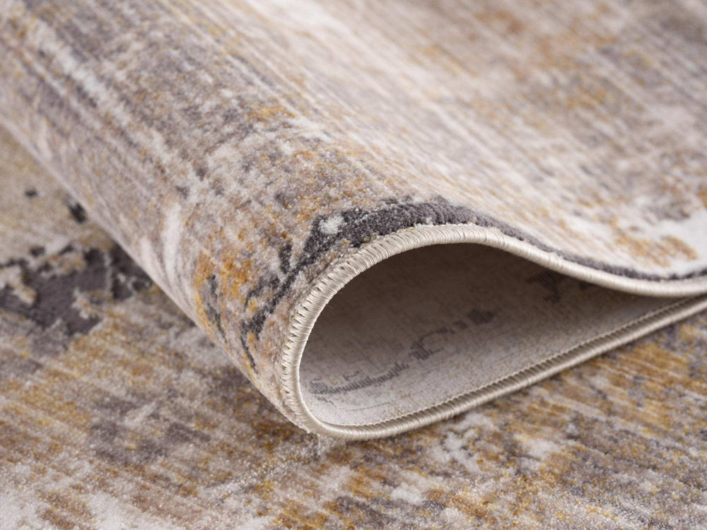 5' X 7' Gray and Ivory Oriental Non Skid Area Rug - Homeroots - Flyclothing LLC