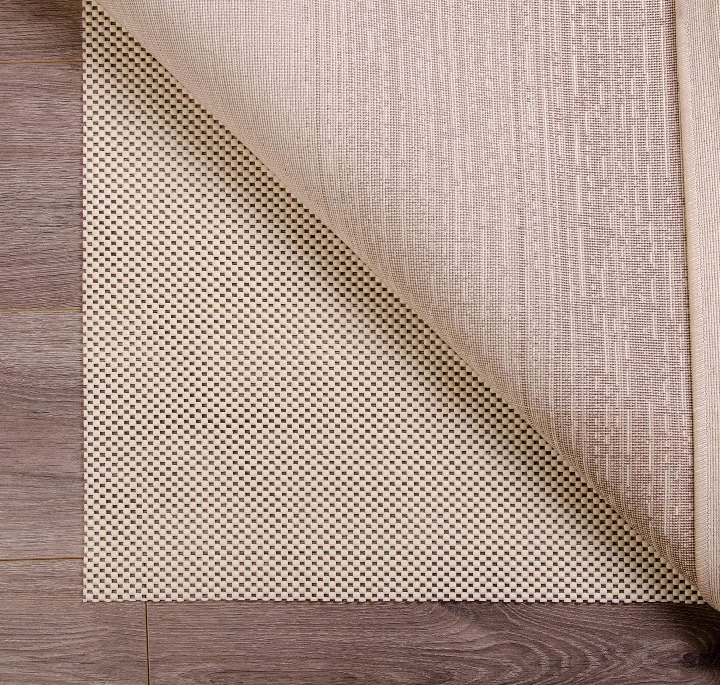 8' x 11' Ivory King's Premium Non Slip Rug Pad - Homeroots - Flyclothing LLC