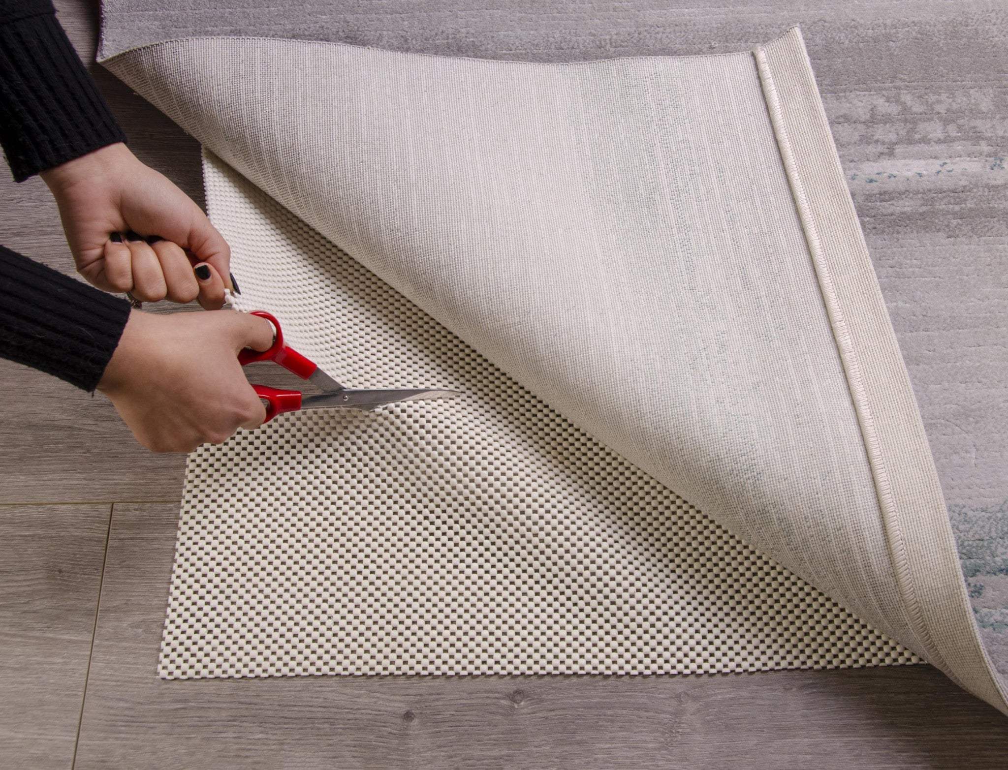 8' x 11' Ivory King's Premium Non Slip Rug Pad - Homeroots - Flyclothing LLC