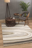 5' X 8' Cream and Tan Abstract Marble Area Rug - Homeroots - Flyclothing LLC