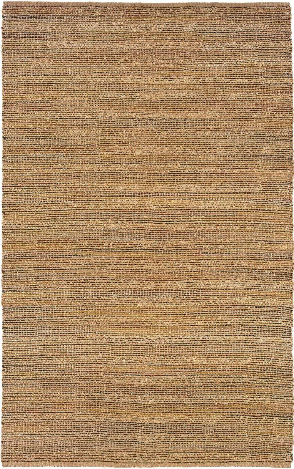 5' X 8' Brown Braided Jute Area Rug - Homeroots - Flyclothing LLC