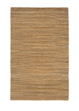 5' X 8' Brown Braided Jute Area Rug - Homeroots