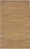 8' X 10' Brown Braided Jute Area Rug - Homeroots