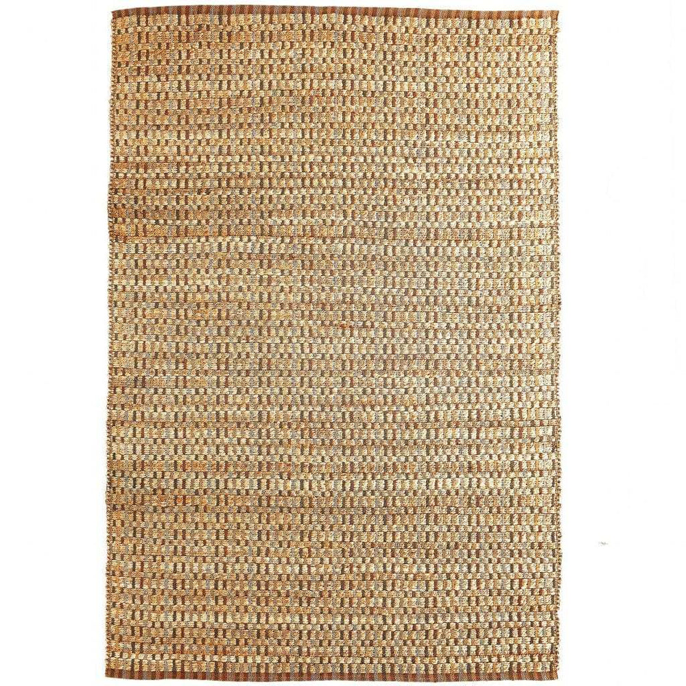9' X 12' Tan Classic Interwoven Area Rug - Homeroots - Flyclothing LLC