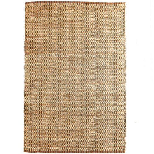 9' X 12' Tan Classic Interwoven Area Rug - Homeroots - Flyclothing LLC