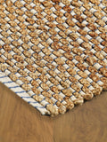 8' X 10' Natural Hand Woven Area Rug - Homeroots